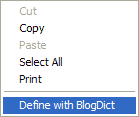 Dictionary Highlight'n'Lookup Demo for IE